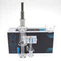 8" Injector Design Glass Straw Kit - 10mm Male attachment