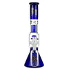 Black Leaf Beaker Ice Bong with Drum Percolator | Boxed Set