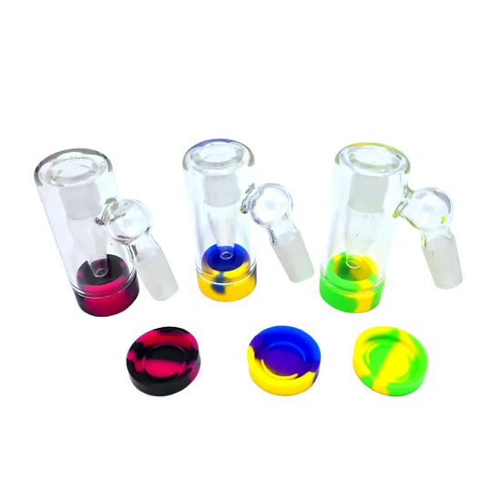 Ash Catcher With Silicon Container 14mm Cleaner Sessions & Easier Maintenance