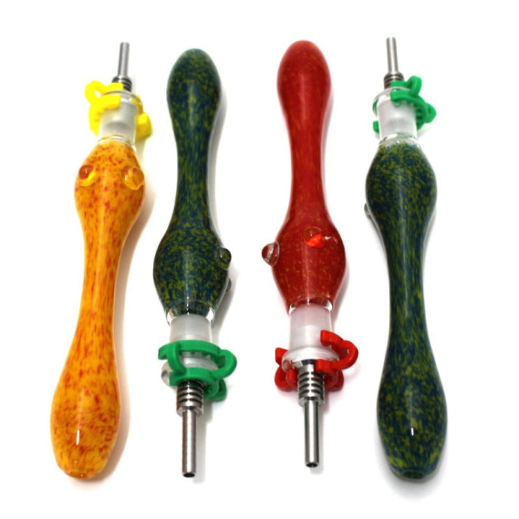 2muchthc nectar collector / dab straw with 10 mm titanium nail 