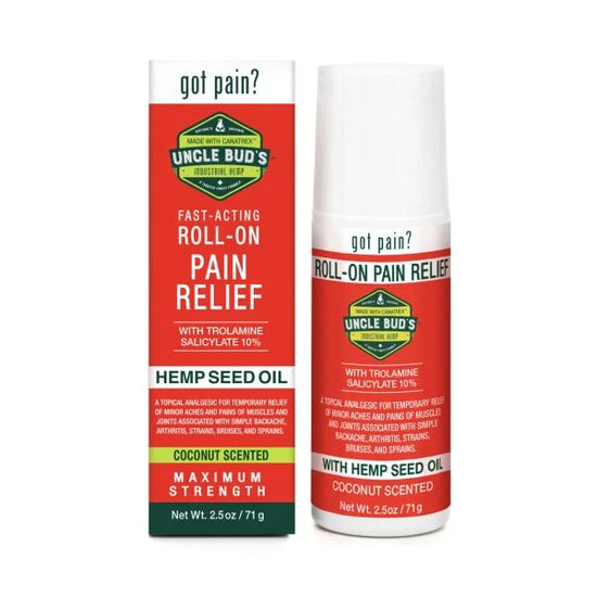 Uncle Bud’s Hemp Roll-On Pain Relief