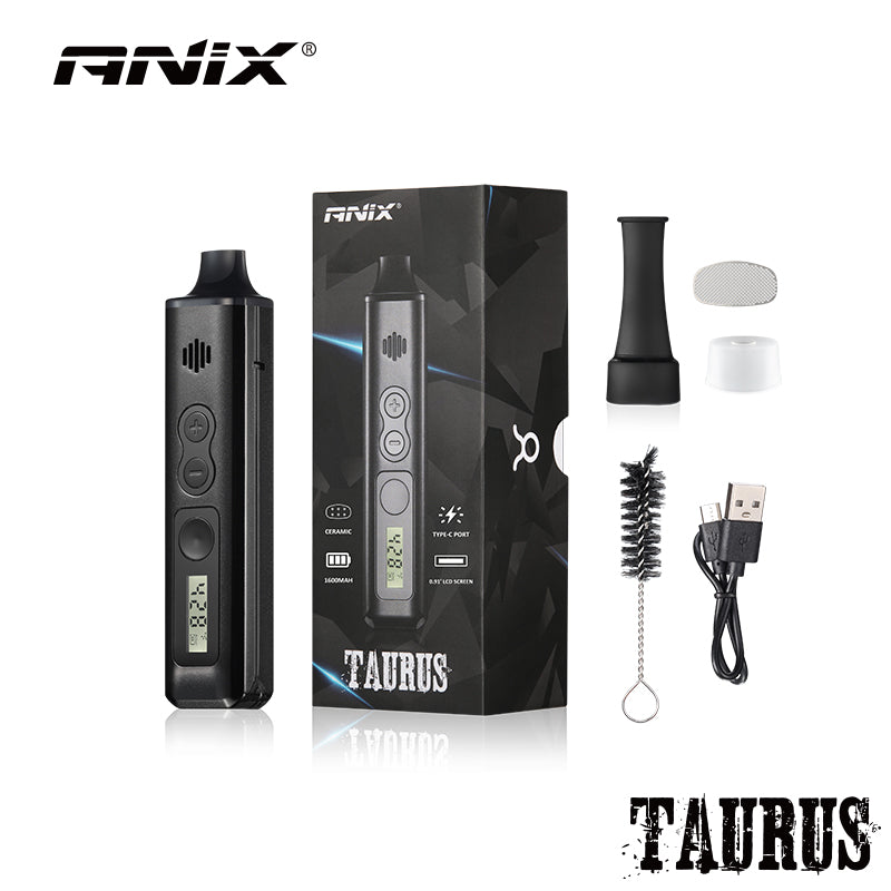 AnixSteam Taurus Dry Herb Vaporizer Ceramic